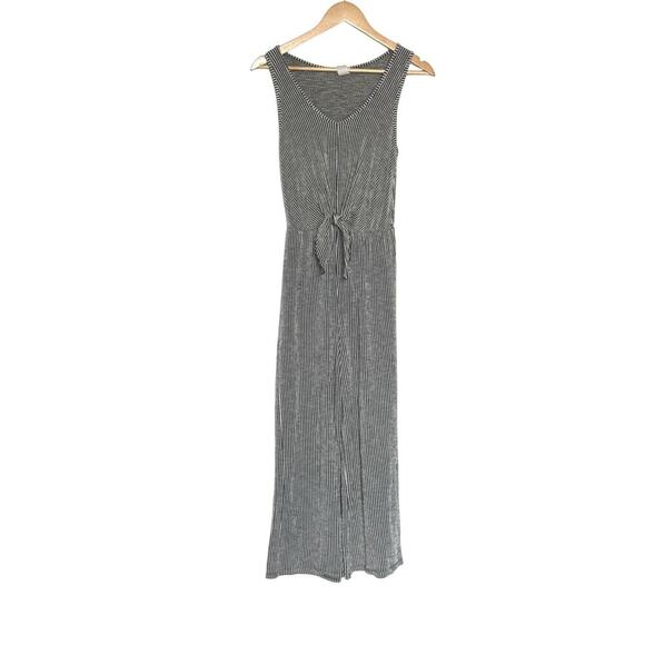 Caution To The Wind Anthropologie Womens Sleveless M Jumpsuit Black White - Picture 1 of 6